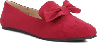 London Rag Remee Bow Loafer in Red at Nordstrom Rack, Size 10