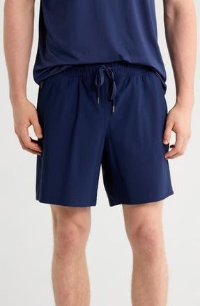 90 Degree by Reflex Warp Waffle Knit Active Shorts in Naval Academy at Nordstrom Rack, Size Xx-Large
