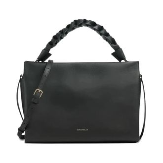 Coccinelle Double Grainy Handbag - Dames - Handtassen - Zwart - ONE Size - Tassen