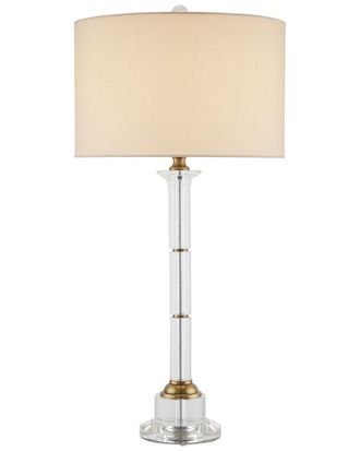 Currey & Company 29In Lothian Clear Table Lamp