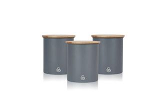 SWAN Nordic Set of 3 Cannisters in Gray at Nordstrom
