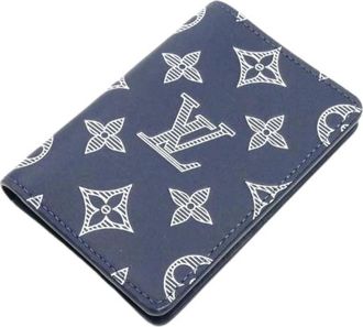 Louis Vuitton Pre-owned Wallets, male, Blue, Size: ONE SIZE Pre-owned Canvas wallets