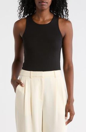 Renee C Fitted Tank Top in Black at Nordstrom Rack, Size X-Large