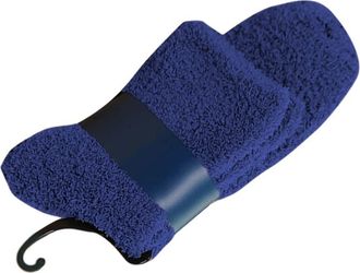 Kesyoo 3 Pairs Solid Color Men Soft Fluffy Slipper Socks Fuzzy Thicken Warm Coral Fleece Home Sleeping Stocking for Winter - Size (Blue) Socks Supplies