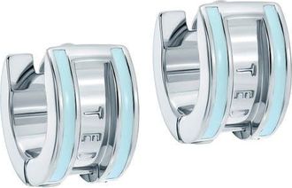Ted Baker Rolo Classic Color Huggie Hoop Earrings in Metallic Silver at Nordstrom