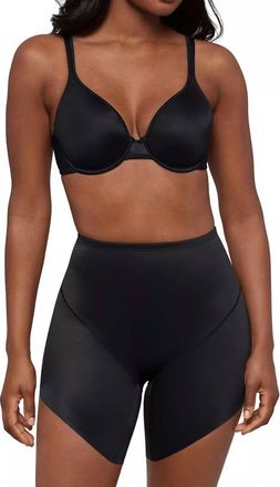 Miraclesuit Show Stopper Slanted Hem Shaping Short In Black