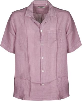 Altea Short Sleeve Shirt - Heren - Korte mouwen Overhemden - Paars - XL - Overhemden