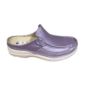 Wolky Roll Slide - Dames - Slip ons - Paars - 40 EU - Wol - Schoenen