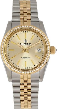 Empress Constance Automatic Bracelet Watch with Date in Yellow at Nordstrom