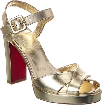 Christian Louboutin Cora 100 Leather Sandal
