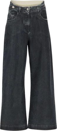 The Attico Wide Leg Jeans Relaxed Fit