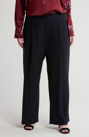 Vince Flannel Easy Pull-On Pants in Coastal Blue at Nordstrom Rack, Size 1X