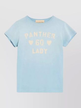Valentino Garavani short sleeve graphic print crew neck top
