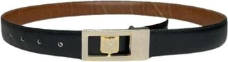 Celine Pre-owned Belts, female, Black, Size: ONE SIZE Pre-owned Vintage Leather Belt