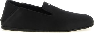 Giuseppe Zanotti Black Viscose Slip-On Mens Loafers