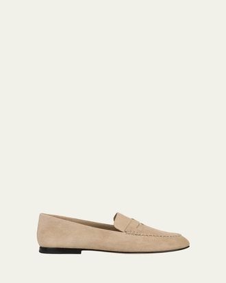 Vince Teo Suede Loafers