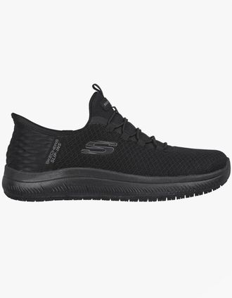 Skechers Womens Skechers Work 108144EC SUMMITS - ENSLEE SR Womens Occupational Trainers Black - Size: 6.5