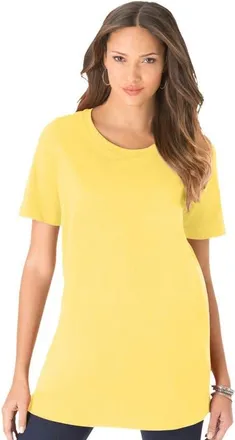 Roaman's Crewneck Tee in Lemon Mist at Nordstrom, Size Medium
