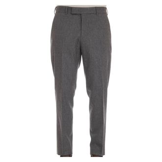 Pantaloni Torino Slim-fit Trousers, male, Gray, Size: M Rebel Fit Wool-Cashmere Flannel Trousers