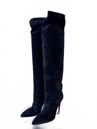 PARIS TEXAS Womens Elsa Over The Knee Boots In Black