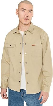 Pendleton Twill Work Shirt Mens Clothing Tan/Bridge Creek : 2XL, Cotton/Spandex