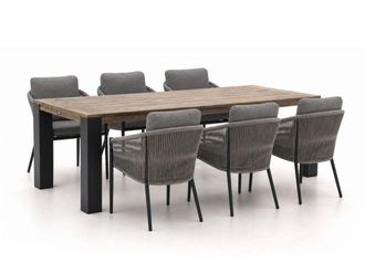 Bellagio la vita attrattiva + 15% kassakorting | Bellagio Mineo/ROUGH-X 240cm dining tuinset 7-delig