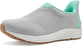 Prop&eacute;t Propet One Velocity Slipon Womens Walking Shoes Grey/Mint : 9.5 XX (4E), Synthetic