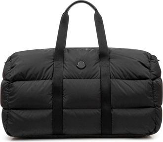 Moncler Caradoc Duffle Bag - Heren - Weekendtassen - Zwart - ONE Size - Katoen - Tassen
