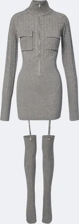 Aya Muse Rovo minidress and over-the-knee socks set