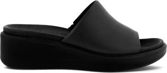 Ecco Womens Flowt Wedge Sandal In Black