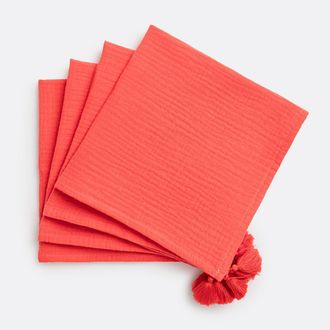 La Redoute Interieurs Set van 4 servetten in tetra, Kumla