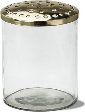 Tag Large Clear Glass Flower Frog Cylinder Decorative Vase at Nordstrom