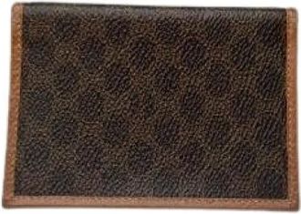 Celine Pre-owned Triomphe Monogram Cardholder - - Pre-owned - Donna - Marrone - ONE SIZE