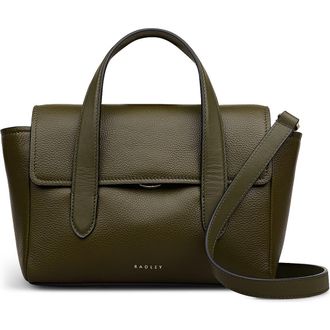 Radley London Mayfair Lane Small Flapover Satchel Bag in Pine Needle at Nordstrom Rack