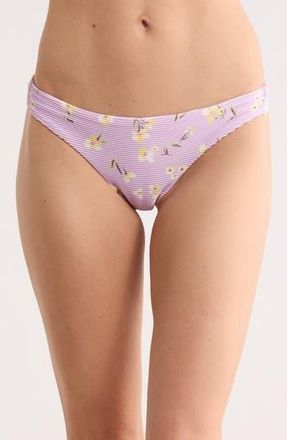 Billabong Peaceful Petals Tanga Bikini Bottoms in Amethyst Smoke at Nordstrom Rack, Size X-Large