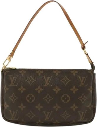 Louis Vuitton Pre-owned Shoulder Bags, female, Brown, Size: ONE SIZE Pre-owned Vintage Monogram Pochette