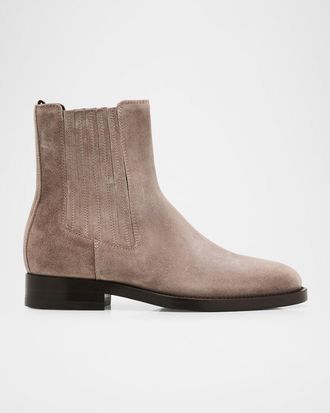 Brunello Cucinelli Mens Suede Chelsea Boots