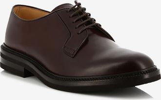 Brunello Cucinelli Derbys aus gl&auml;nzendem Glattleder