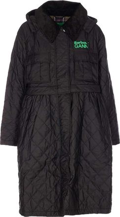Barbour Black Quilted Down Jacket