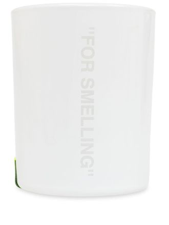 Off-white Arid Earth logo-print scented candle (200g) - unisex - Wax - OS