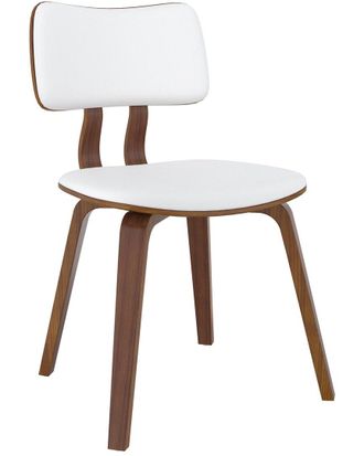 Worldwide Home Furnishings Faux Leather Side Chair