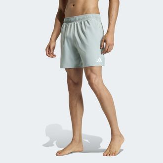 adidas Badeshorts ADIDAS PERFORMANCE SWIM 5-INCH, Herren, Gr. XXL, N-Gr, wonder sage, wei&szlig;, Obermaterial: 100% Polyester, Badehosen Badeshorts