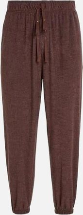 Calvin Klein Mens Cozy Lounge Jogging Bottoms, Deep Mahogany - Brown - Size: 32/34/35