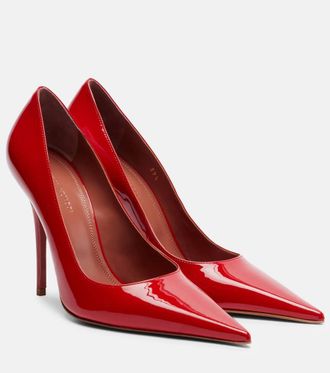 Amina Muaddi Barbara patent leather pumps