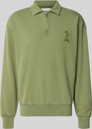 Armedangels Armedangels Relaxed Fit Troyer aus reiner Bio-Baumwolle Modell ICONIC &Aring; GMT in Oliv, Gr&ouml;&szlig;e XXL