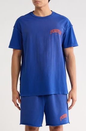 Purple Logo Graphic T-Shirt in Blue at Nordstrom Rack, Size Xx-Large