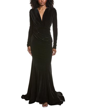 Issue New York Issue New York Velvet High-Low Gown