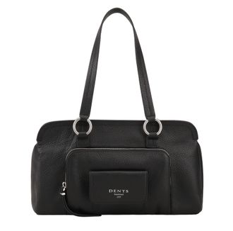 Dents Womens Haworth Leather Shoulder Bag - Black - One Size