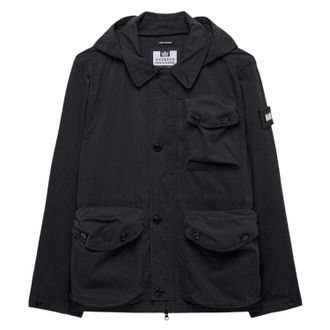 Weekend Offender Heren Harporcrate Hooded Jacket (Zwart)