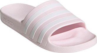 adidas Adilette Aqua Slide Sandal in Almost Pink/white at Nordstrom Rack, Size 10